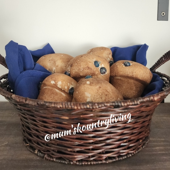 Faux muffins homemade set of (6) - Picture 2 of 2